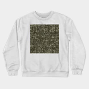 Fibre Mesh Pattern (Dark Beige) Crewneck Sweatshirt